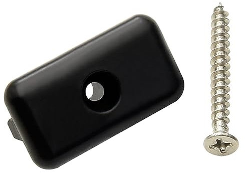 Homgoday Clips für Terrassendielen mit Schrauben, 200 Stück, aus Kunststoff und Edelstahl, für Garten/Terrasse/Garten