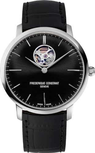 Frédérique Constant Herren Automatik Analog Armbanduhr Slimline Heart Beat Swiss Made