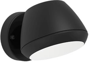 EGLO LED Wandlampe außen Nivarolo, Außenbeleuchtung Hauswand, Spot Außenleuchte Down Light, Außenwandleuchte aus Metall in Schwarz, Wand Außenlampe, warmweiß, IP44