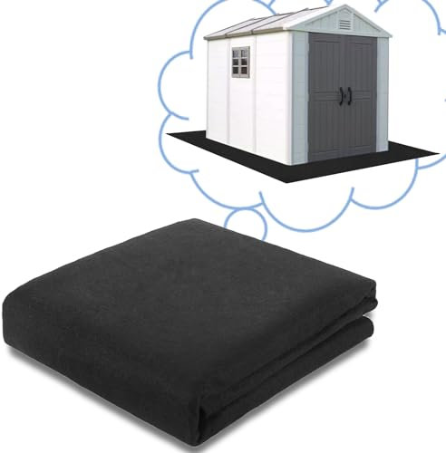 Juilsioa 4.7×3FT Storage Shed Floor Mat, Waterproof Outdoor Carport Mat,Anti-Slip Shed Flooring Washable, Multi-Purpose Shed Floor Mat for Garten Patio Furniture Car