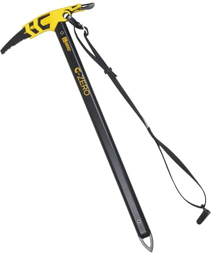 GRIVEL G Zero Black Eispickel mit Isolierung, 74 cm, CE Hocker, Uni, Erwachsene, 74