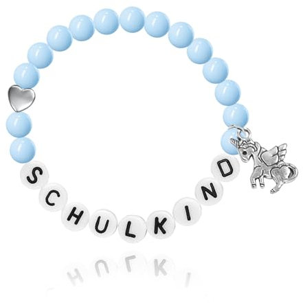 Geschenk-Idee zur Einschulung zum Schulanfang für Jungen & Mädchen, Armband Geschenke für Sie & Ihn