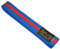 TEKKA BUDO Kampfsport Gürtel mit Mittelstreifen blau-rot 260 cm 2-farbig - Budogürtel, Karate, Judo, Taekwondo, Ju-Jutsu