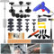 Debosselage,Ventouse Carrosserie et Kit Debosselage sans Peinture avec Pistolet à Colle, Debosselage Carrosserie, pour Voiture, Réfrigérateur, Moto Corps, Porte
