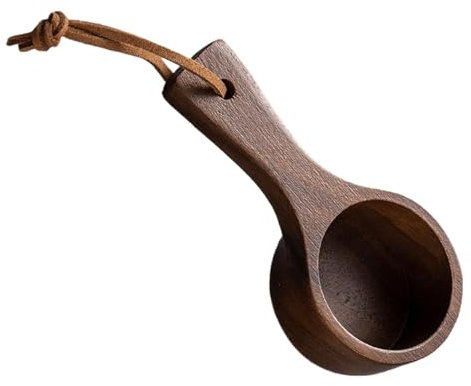 Cucchiaio da minestra in legno, cucchiaino da caffè, cucchiai da caffè, tè, zucchero, condimento pala in legno multiuso per barattoli, lattine, sali da bagno, detersivo per bucato