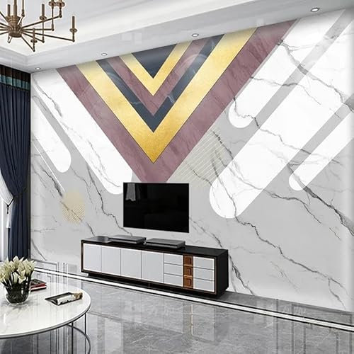 GZGZG Fototapete selbstklebend PVC wohnzimmer 3d tapete bunt geometrisch marmor schlafzimmer hintergrund wand dekorative kunst sticker