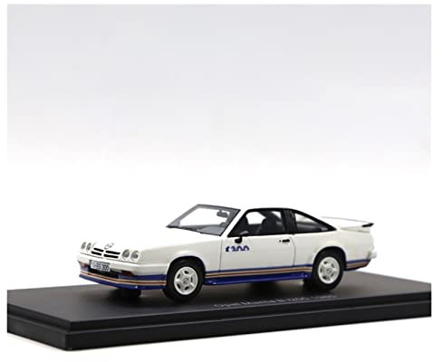 CHENXIAOLAN Miniaturmodelle Für OPEL Manta B I200 1985 1 43 Weißes Harz Automodell Classic Collection Geschenkdisplay Fertigmodell