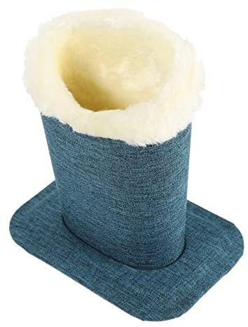 COSMEVIVI Plüsch Brillenhalter Navy aus Stoff mit Biegsamer Brillenfassung und Dekorativer Schmuckaufbewahrung für Wohnzimmer und Schaufenster Modern und Praktisch