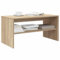 Iiaky 859111 Mobile Porta TV Rovere Sonoma 80x40x40 cm in Legno Multistrato Mobile TV Mobile Porta Televisore,Mobiletto Industriale Tavolino Basso Vintage Console per Salotto