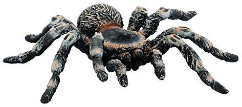Bullyland 68457 - Spielfigur Weißknie Vogelspinne, ca. 8,5 cm große Tierfigur, detailgetreu, PVC-frei, ideal als kleines Geschenk für Kinder ab 3 Jahren