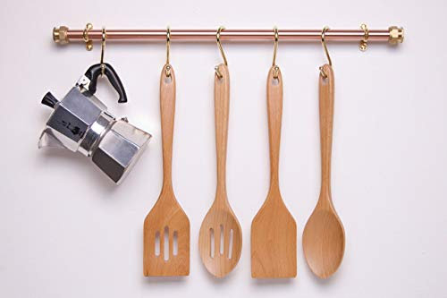 Copper Utensil Rail | Copper Pot And Pan Rail