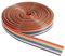 UEETEK IDC-Flachbandkabel, 10 Pin, 5 m, IDC, Regenbogenfarben