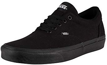 Vans Doheny, Men’s Trainers, Black ((Canvas) Black/Black 186), 7 (40.5 EU)))