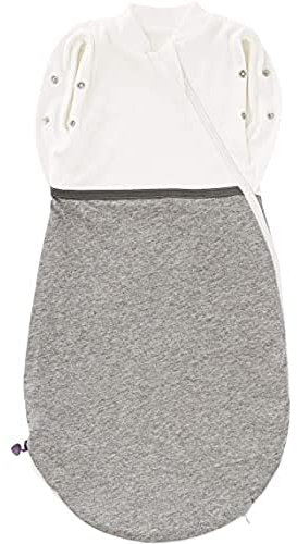 Träumeland S1000101 Puck-Schlafsack Air grau meliert, von 0-3 Monate, mehrfarbig