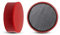 MAUL Magnet MAULsolid, SB-Verpackung – bruchsichere und kleine Magnete für einen vielseitigen Einsatz – Magnet rund mit modernem Design – 38 x 15,5 mm – 2er Pack – rot