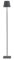 Zafferano, Poldina Lampe L, Kabellose, Wiederaufladbare Stehlampe mit Touch Control, Geeignet für Wohnzimmer und Außenbereich, Dimmer, 2200-3000 K, Höhenverstellbar 52-122 cm, Farbe Dunkelgrau