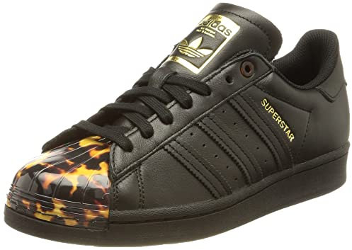 adidas Femme Superstar W Baskets, Core Black Clear Sky Gold Met, 36 EU