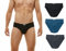 KNITLORD Men's Briefs Bamboo Underwear Soft Mid/Low Rise Briefs 3 Pack (Assorted color, M)
