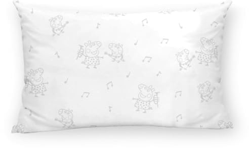 BELUM Kissenbezug, 100% Baumwolle, Peppa Wutz, 30 x 50 cm, weicher Kissenbezug, Verschiedene Größen