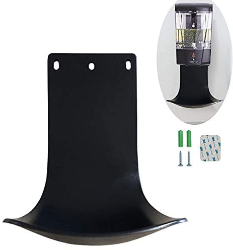 ANUBE Abtropfschale für wandmontierte Seifenspender, verhindert Tropfen und Sprühen, Spenderständer, Seifenspender, Wasserschale, Seifenspender, Abtropfschale (schwarz, 15 Stück)