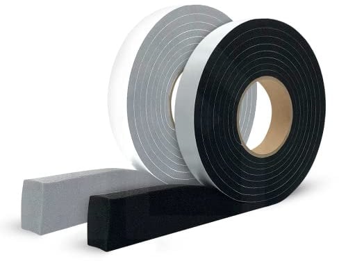 Seal Fugendichtband BG1 - expandierend und einseitig selbstklebendes Kompriband - Quellband Fensterdichtband Dichtungsband in verschiedenen Farben und Abmessungen (2-6mm x 15mm x 12m, Schwarz)