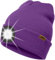 ATNKE LED Beleuchtete Mütze mit Licht,Wiederaufladbare USB 4 LED Beleuchtete Laufmütze Extrem Heller Lampe Winter Warme Stricken Mütze Technik Geschenke für Herren und Damen/Inner Purple