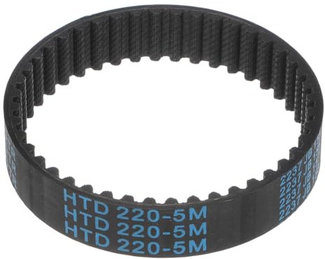 sourcing map HTD-5M Gummi Zahnriemen 220mm Umfang x 15mm Breite x 3,6mm Höhe, 44 Zähne Gummizahnriemen Keilriemen Antriebsriemen geschlossen Zahnriemenscheiben, 5mm Steigung