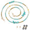 Brillenkette Damen Modern, Brillenkette Perlen Sonnenbrillen Kette mit Brillenketten Enden, Mode Brillenband Maskenkette Brillenbänder Brillen Ketten Brillenband Damen für Lesebrillen Sonnenbrillen