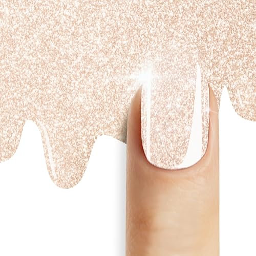 BOTÉ® 20x Nagelfolie UV härtend - Dermatest sehr gut - all-in-1 UV Gel Strips - haftfeste UV Nagelfolien selbstklebend - Set aus 20 UV Gel Streifen - UV Nagelfolie selbstklebend - UV Gelfolien