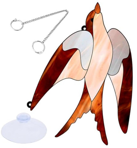 Hoement Schwalbenanhänger wandverkleidung wand polsterung garden decor gartendeko rostoptik house decoration Vogel Wandbehang Vogelskulptur Wandkunst Vogel Wandkunst Vogel-Dekor Metall
