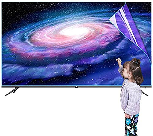 TV Screen Protector Blue Light Filter/Non-Glare/Anti Scratch 32-75 Inch Reduction Eye Protection Film for LCD LED OLED QLED 4K HDTV 32in (43in)