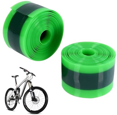 Vmxlso 2 forros antipinchazos para cubierta mtb 29, a prueba de pinchazos, cintas de protección antipinchazos, protector plano de tubo de bicicleta compatible con 29 pulgadas/26/700 C