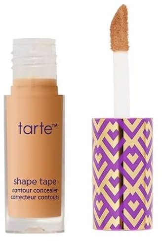 tarte Original Shape Tape™ Concealer, Contour Concealer, Double Duty Beauty, 1 ml (Reisegröße), vegan, von Bella, (42S TAN SAND MINI, 1 ml (Größe Travel Size))