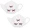 Alipis Ceramic Teabag Saucer Small Square Tea Bag Dish Tea Bag Holder Dish Grey