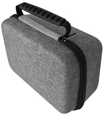 Hrtyvhin Estuche rígido portátil para caja de transporte impermeable para proyectores de vídeo