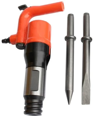 TIEOAXFT Pelle pneumatique portative Industrielle, Outil pneumatique C4 C6, Petit Marteau piqueur pneumatique, Outil pneumatique Puissant for la démolition et la Construction(C4)
