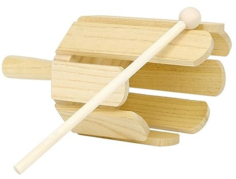 Qusedwey 1Set Real Wood Eight-Tone Eight-Tone Musical Instrument Early Learning Instrument Wood