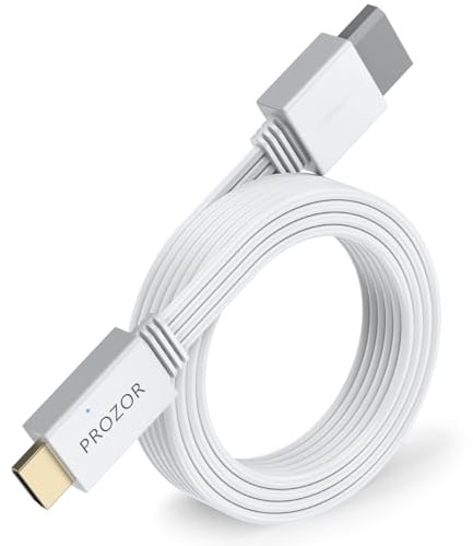 PROZOR Convertitore da Wii a Hdmi 1080P con Cavo da 200cm Supporta Tutte le Modalità Video Wii, Plug e Play, Converter per Giochi Retro per TV HD/Monitor