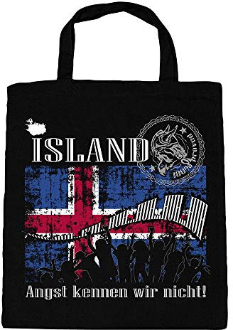 Baumwolltasche Umweltbeutel Island Gr. S - XXL T12125