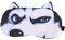 ITODA Schlafmaske Baumwolle Schlafbrille Damen Augenmaske Hautfreundlich Nachtmaske Mädchen Augenabdeckung Plüsch Augenbinde, Weiß Schlittenhund, 19 x 9 cm(LxB)