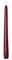 Sovie CANDLES Spitzkerzen Gastronomie Ø 2,2cm x 24cm in BORDEAUX, Gastro Kerzen Tafelkerzen Leuchterkerzen Stabkerzen, 50 Stück, Brenndauer ca. 7 Std.