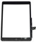 Smartex® Touch Screen Glass Digitizer SCHWARZ kompatibel mit iPad 7 2019 (A2197 A2200 A2198) - Home Button, Aufkleber und Werkzeugset inklusiv