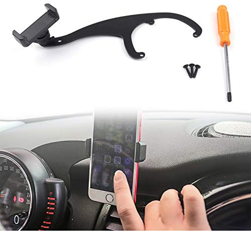 360 ° Rotation Voiture Support de téléphone Support de Berceau Support adapté pour Mini Cooper R60 R61 Rouge