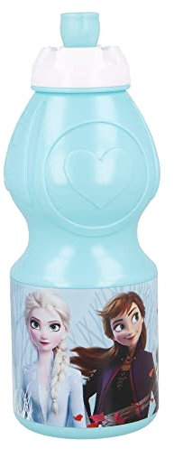 Stor 8412497510320Sport Acqua Bottiglia, 400 ml Capacità, Congelato Ii Foresta Blu