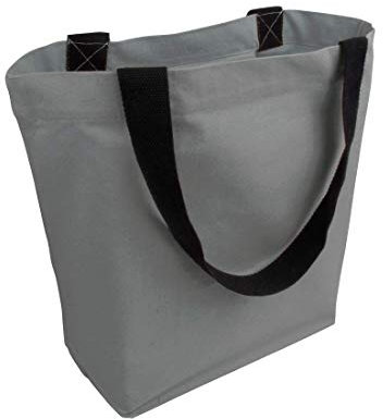 Cottonbagjoe stylische geräumige Tragetasche | mit Innentasche, Reißverschluss und großem Boden | Baumwolltasche Stofftasche Shopper Handtasche | Öko-Tex 100 Standard Zertifiziert