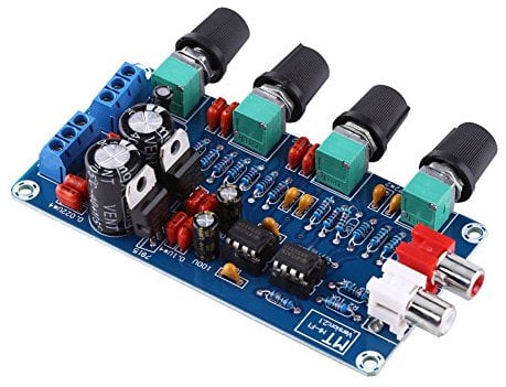 HIFI-OP-AMP-Verstärkerplatine NE5532 Vorverstärker-Lautstärke-Klangregler-Baugruppenplatine Audio-Vorverstärkerplatine