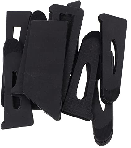 11 Pz Della Manica Cravatta a Strappo Con Gancio Vestiti e Accessori Lacci Chiusura Per Supporto Per Il Fissaggio Polsini Vestiti Pvc Infisso Etichetta