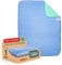 IMPROVIA® Waschbare Unterlagen, 86,4 x 132,1 cm, schwere Saugfähigkeit, wiederverwendbare Inkontinenzeinlagen für Kinder, Erwachsene, ältere Menschen und Haustiere, wasserdichte Schutzunterlage für