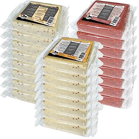 ANICULIS - Energieblöcke für Vögel mit Insekten, Mehlwürmer und Beeren | 3 Geschmacksrichtungen | Premium energiereiches Wildvogelfutter | MIXPack XL (24 x 280g)