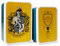 Harry Potter Hufflepuff Snackbox-Set, 2er-Set, Bento-Lunchbox für Kinder und Erwachsene, Gelb